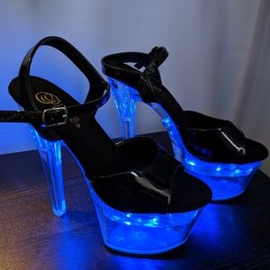 light up high heels